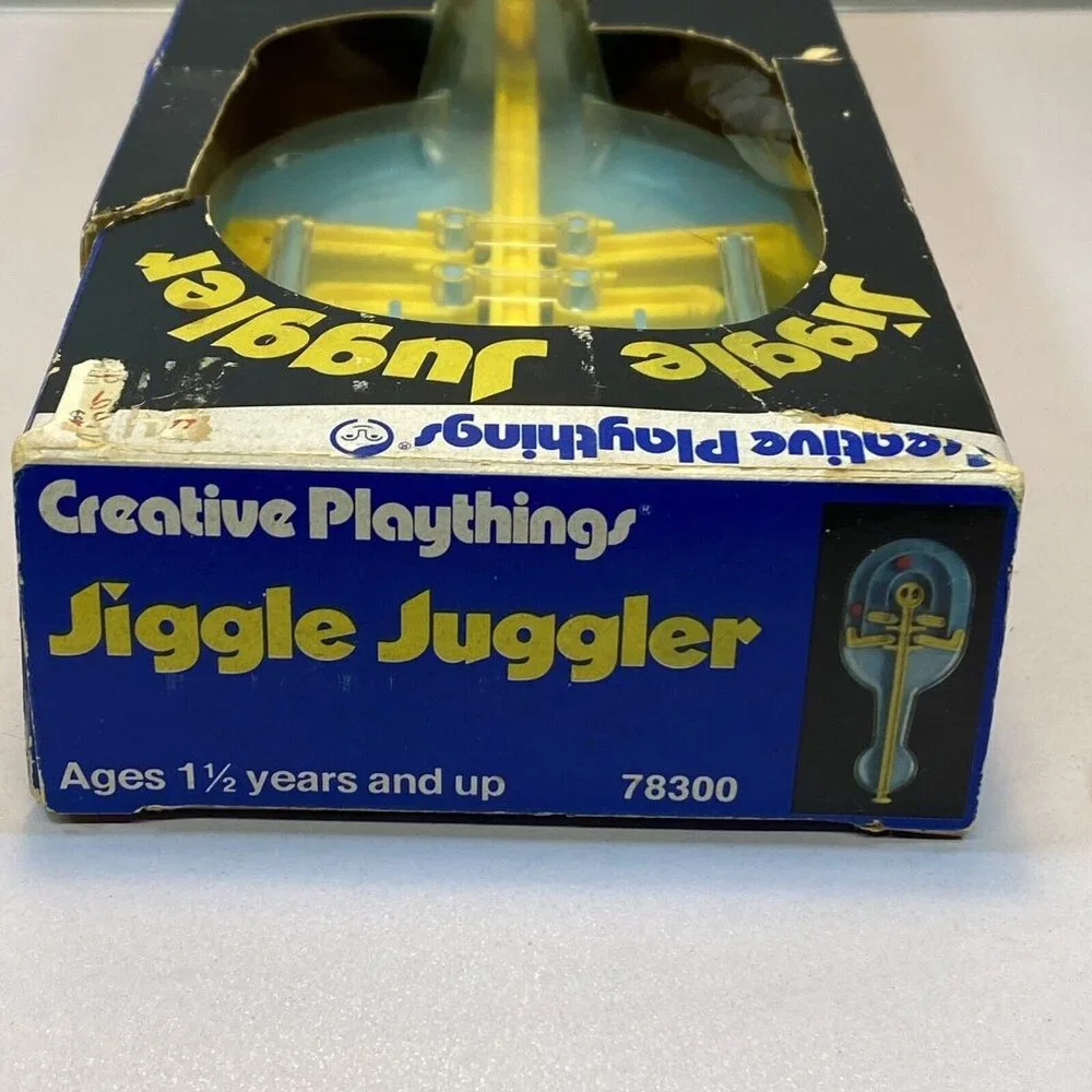 Vintage Creative Playthings Jiggle Juggler Plastic Rattle Child’s Toy 1970’s Box